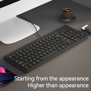 BOW Retro Punk Multi Colour 96 Key <strong>Computer</strong> Ergonomic Portable Wired <strong>Keyboard</strong> for Laptop <strong>Computer</strong>
