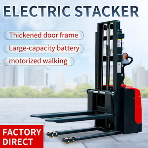 Self Lift Rider Elektrischer Stapler Laden Tragbarer Paletten stapler All Terrain Automatic Warehouse Asrs Paletten stapler kran - Product Image 2