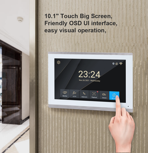 Tuya 10 pulgadas Wifi Intercom Monitor 1080P Video Phone Door Bell Detección de movimiento Grabación de video Pantalla grande Sistema de intercomunicación inteligente - Product Image 4