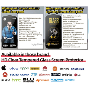 For <strong>Micromax</strong> In1b Note1 In2b In2c High Transparent Full Cover Silk 9H Tempered Glass Cell Phone Screen Protectors - Product Image 2