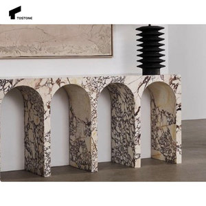 Tostone tự nhiên calacatta Viola đá cẩm thạch lối vào giao diện điều khiển Bảng nội thất đồ nội thất cho lối vào phòng khách nhà biệt thự trang trí nội thất - Product Image 4