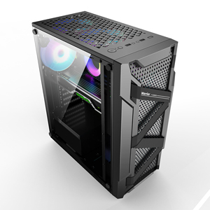Hochwertiges Full Tower <span class=keywords><strong>CPU</strong></span>-Kühl gehäuse Weißes Gaming-PC-Gehäuse RGB-<span class=keywords><strong>Computer</strong></span> gehäuse ATX für <span class=keywords><strong>Desktop</strong></span> mit RGB-Lüftern