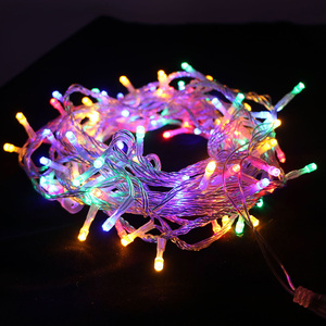 マルチカラーソーラーストリングライト100 LED 8モードソーラーパワー防水ストリングライト - Product Image 1