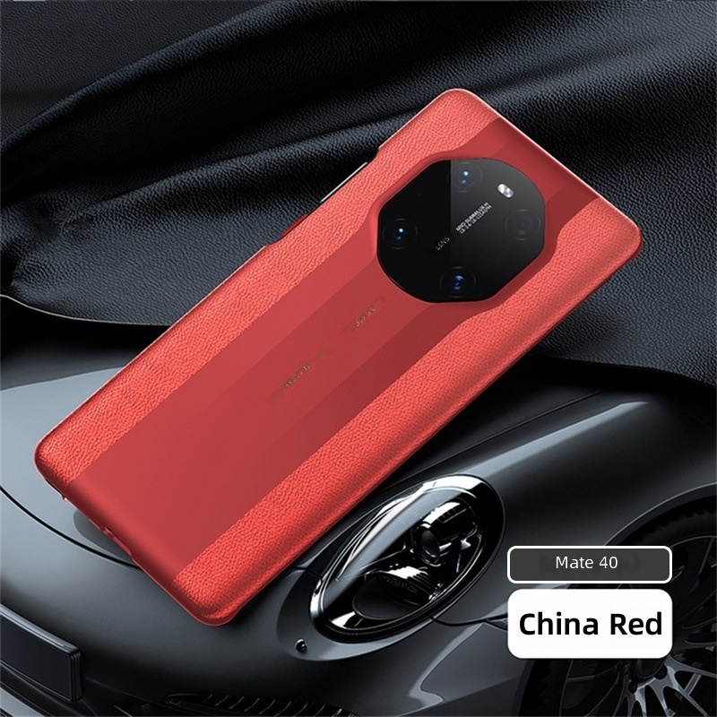 Semelle en cuir véritable rouge de Chine de style Porsche