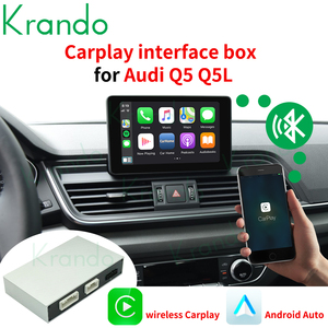 Krando Wireless Apple CarPlay Interface Module Android Auto Box for <strong>Audi</strong> Q5 Q5L SQ5 2009-2020 <strong>MMI</strong> 2G <strong>3G</strong> RMC MIB BT Siri Control - Product Image 6