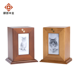 Cá nhân Pet memorial khung handmade gỗ hiển thị hình ảnh với Paw in lưu niệm mãi mãi tôn vinh bạn đồng hành yêu quý của bạn - Product Image 6