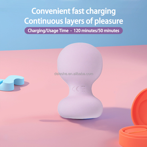 DELITE <strong>VIBES</strong> One Time Use Battery Vibrator 1 Mode Strong Vibration Sex Toy Adult Soft Liquid Platinum Silicone Clitoral Orgasm - Product Image 6
