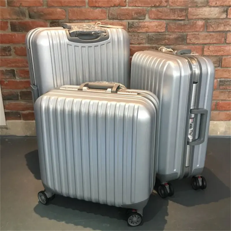 High Quality Popular Waterproof 20/24/28 Inch PC ABS Hard Shell Aluminum Frame Light Weight Suitcase Luggage