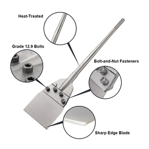 Raspador de suelo SDS Max, broca de cincel de escalado de eliminación Thinset de 6 pulgadas para martillo rotativo, hoja de acero de repuesto para mortero de vinilo para azulejos - Product Image 2