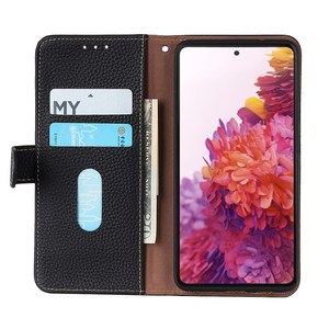 索尼Xperia 1 IV钱包翻盖奢华荔枝纹理真皮手机套 - Product Image 4