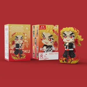 New Style Anime Demon Slayer Tanjirou Nezuko Character Model Educational <strong>Toys</strong> Assembled Building Blocks - Product Image 2