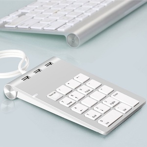 Miniteclado de número de entrada de datos portátil, USB, 23 teclas, teclado numérico - Product Image 2