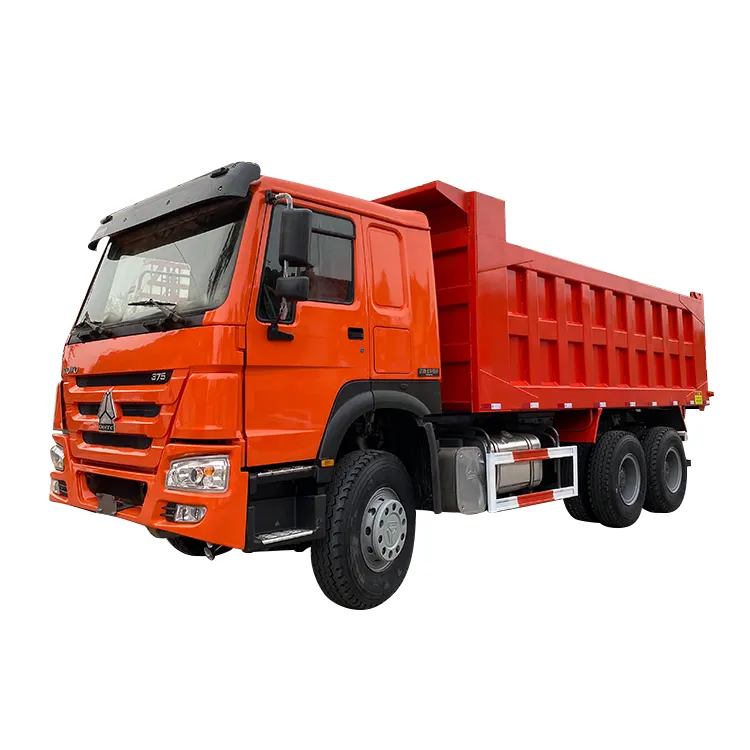 Sıcak satış 6x4 Sinotruck kullanılan dökümü manuel şanzıman sol direksiyon Howo damperli kamyonlar inşaat için Euro 3 emisyon standardı
