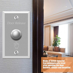 Sistema di controllo accessi interruttore porta in alluminio metallo pulsante di rilascio pulsante di uscita - Product Image 4