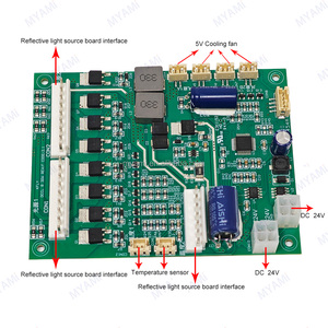 Placa de controlador LED al por mayor, placa de controlador LED de entrada de CC de 24V 2.8A para fuente de luz reflectante LED - Product Image 6