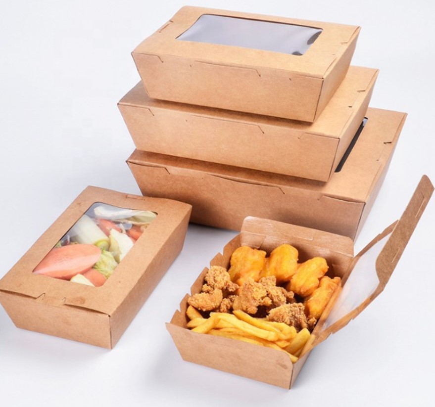 Boîte à fenêtre Kraft