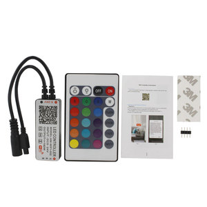 Consiglia DC5V 24V Mini Tuya Smart Life APP IR 24 tasti telecomando RGB WiFi LED Dimmer Controller