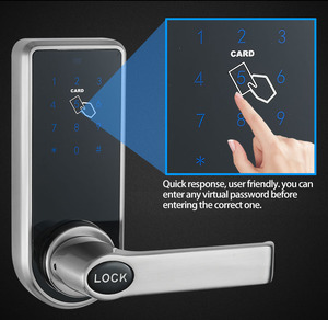 Smart <strong>Keypad</strong> Swipe Key Rfid Card Reader Digital <strong>Code</strong> Handle Door <strong>Lock</strong>, Electronic Password <strong>Lock</strong> - Product Image 4