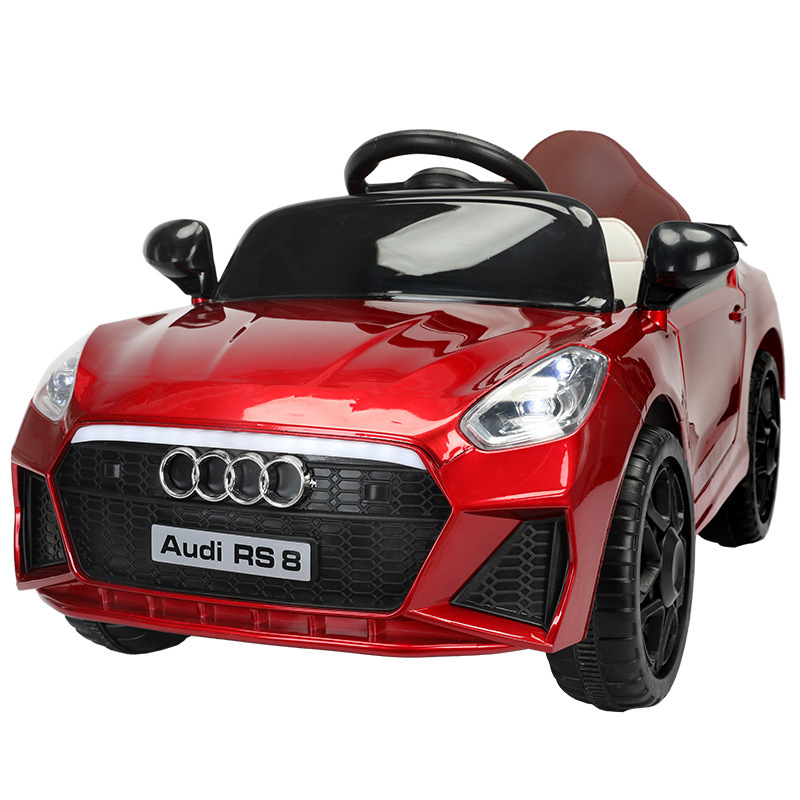 Painted red dual drive+remote control self driving