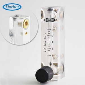 Darhor DFG-6T 10/30/40/100LPM面板安装N2 O2空气气体流量计气体 - Product Image 5