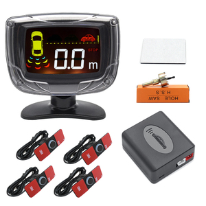 LCD de 16,5mm sensor de aparcamiento de coche de estacionamiento SISTEMA DE ASISTENCIA 4 sensores tres dirección 6 colores tienen stock - Product Image 4