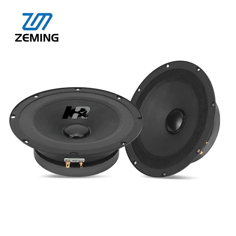 Sistema de audio electrochapado de 6,5 pulgadas, domo de sonido de rango medio, altavoz de rango medio de 8 "para coche