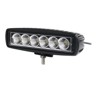 6 นิ้ว LED ทํางาน Light Bar 18W โคมไฟสําหรับรถบรรทุก SUV รถกันน้ํา 12-24V ATV รถจี๊ป 4x4 รถแทรกเตอร์ปิดถนนขับรถ - Product Image 1