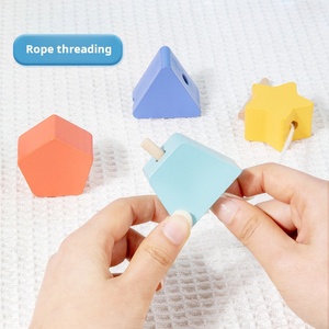 Wooden Fun Enlightenment <strong>Logical</strong> Thinking Training Size Cognitive Space Concept Learning Tower