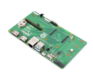 Raspberry Pi Compute modulo 5 IO scheda con supporto PoE, interfaccia PCIe Ethernet Dual Gigabit compatibile con tutte le varianti CM5 - Product Image 2