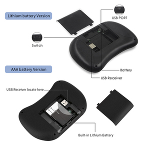 Topleo RII I8+ Mini Wireless 2.4G Backlit <strong>Keyboard</strong> Touchpad Handheld ABS <strong>Keyboard</strong> PC Laptop Desktop Android TV Box Multi <strong>Keys</strong> - Product Image 4