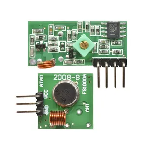 Kit de enlace de módulo transmisor y receptor RF de 433 Mhz para ARM/MCU WL DIY 315MHZ/433MHZ Control remoto inalámbrico - Product Image 1