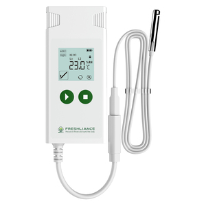 Atlas Log-TH Registrador de datos de temperatura USB de uso múltiple con sonda de temperatura y humedad