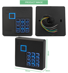 เครื่องอ่านการ์ดควบคุมการเข้าถึง <span class=keywords><strong>RFID</strong></span> 13.56MHz สำหรับระบบควบคุมการเข้าถึง <span class=keywords><strong>RFID</strong></span> IP65กันน้ำ DC12V Wiegand26/34 <span class=keywords><strong>RFID</strong></span> - Product Image 6