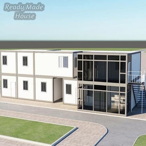 Prefab ชุดบ้านสำเร็จรูป3ห้องนอน,ชุดบ้านจิ๋วแบบแยกส่วนบ้านตู้คอนเทนเนอร์