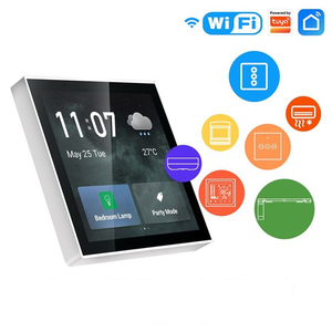 2025 Hot 4'' EU Tuya Zigbee Gateway Smart <strong>Home</strong> Switch Panel Smart <strong>Home</strong> <strong>Automation</strong> Control <strong>System</strong> for Remote Control Tuya Devices - Product Image 1