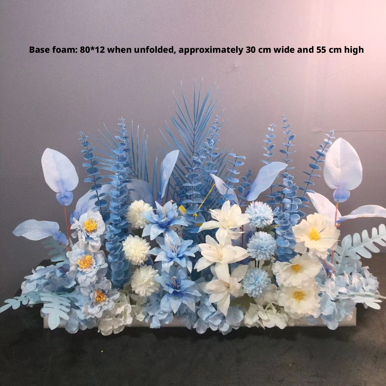 15# Scattered tail blue pattern row