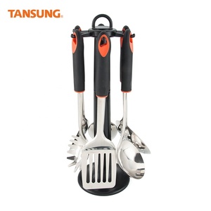 حار تتجه بيع ستوكلوت 6 Pcs أدوات المطبخ المصنوعة من الفولاذ المقاوم للصدأ مجموعة/الطبخ إناء مع pp مقبض - Product Image 2