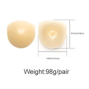 Ronde tepelhoezen Siliconen zelfklevende onzichtbare borstbloemblaadjes Herbruikbaar Ultradun Lichtgewicht 8 cm / 10 cm Ondergoed Rugloze jurk - Product Image 3