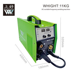Shanghao MIG-<strong>200</strong> New Condition Automatic CO2 Mig Welding Machine with Gas and No Gas Features Including Wire Feeder Accessory - Product Image 2