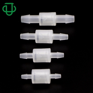 JU Factory Supply 1/8 3.2mm Hose Barb Plastic One Way <strong>Spring</strong> Ball <strong>Check</strong> <strong>Valve</strong>