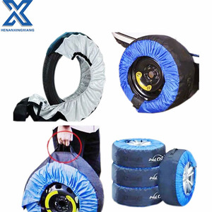 יצרן מקצועי ללא ארוג pvc ניילון <span class=keywords><strong>rav4</strong></span> ברד-חסין מכונית כיסוי צמיגים בגודל מותאם אישית לוגו