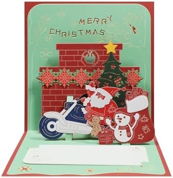 árbol de navidad y papá noel