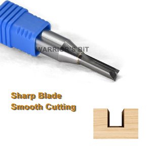 Özelleştirilebilir 1/2 "1/4" Shank CNC Router Bit MDF ahşap kesme freze için 2 flüt TCT düz Bit ahşap için kesici yönlendirici OEM - Product Image 4