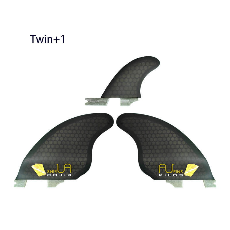 Ensemble de trois ailerons noirs 2+1-FCS2