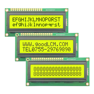 Modulo Display LCD personalizzato 16x2 caratteri schermo giallo HD44780 cob 16*2 STN monocromatico personaggio modulo LCD - Product Image 6