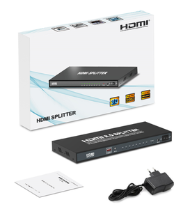 4K @ 60Hz 8 puertos HDMI 2,0 Splitter 1x8 HDMI Splitter 1in 2 out 4:4:4 8bit Scaler Output 3D EDID - Product Image 6