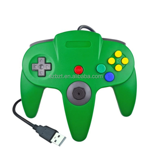 Para Nintendo 64USB Wired Gamepad para Host N64 Controller Gamepad Joystick para Classic 64 Console Games para Mac Computer PC