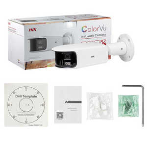 US Stock Hik originale DS-2CD2T87G2P-LSU/SL 8MP 4K panoramica luce stroboscopica e allarme Audio ColorVu rete PoE IP Camera - Product Image 6