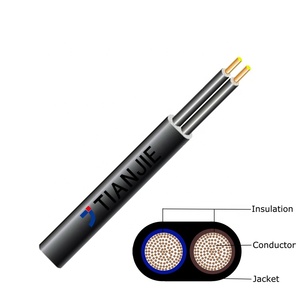 NISPT-1 NISPT-2 2 Core Flat Flexible PVC Insulated Parallel Flexible Cords PVC Jacket Electrical Power <strong>Cable</strong> - Product Image 3