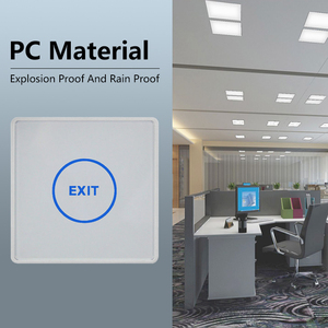 High Quality <strong>Wireless</strong> Exit <strong>Button</strong> <strong>Push</strong> <strong>Button</strong> Switch with Remote Control for Door Release <strong>System</strong> - Product Image 3